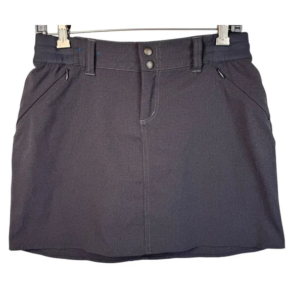 Kuhl Skort Skirt‎ Shorts Women's 4 Gray Pockets Hiking Outdoor Pickleball Golf - Picture 4 of 12